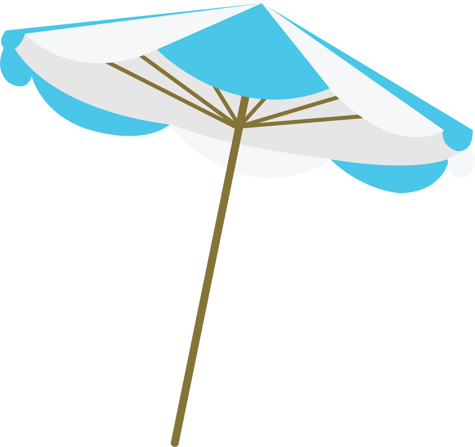 Beach Umbrella Illustration